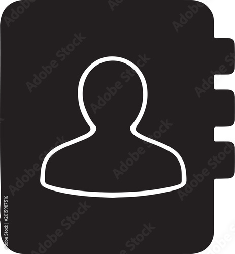 Contact Icon Vector Illustration