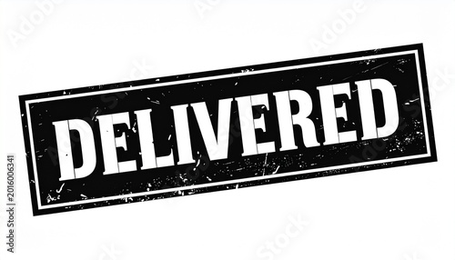 DELIVERED Stamp – Confirmation & Completion Symbol
