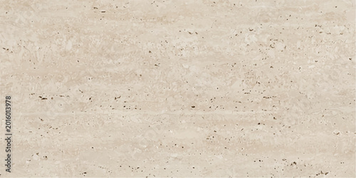 Εκτύπωση καμβά An elegant beige travertine stone tile, displaying natural patterns and textures, ideal for home design and interior projects