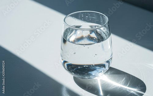 A glass of water