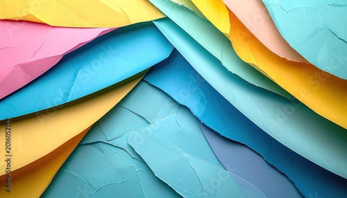 Chromatic Fragmentation: A Symphony of Color and Texture