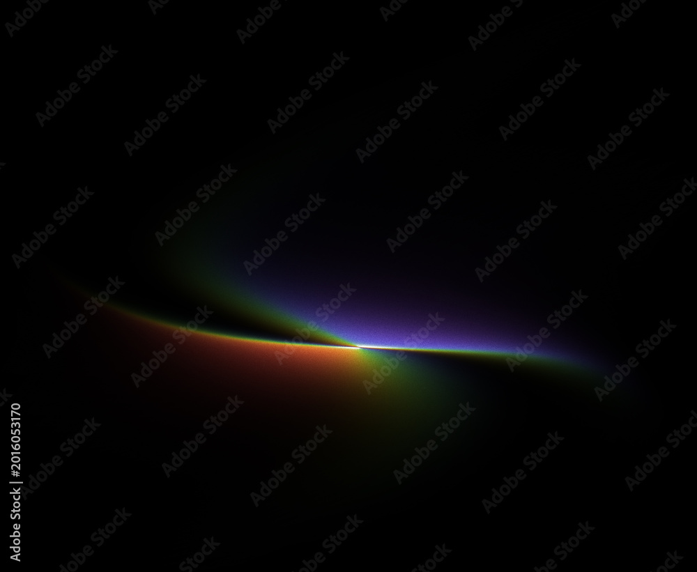 Fototapeta premium Abstract Rainbow Infinity Twist Light with Vintage Grainy Texture for Creative Accents