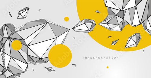 Fotografie Energetic transformation driven by creative impulse, innovation, and inspiration, where form evolves through ideas, momentum, and expressive change