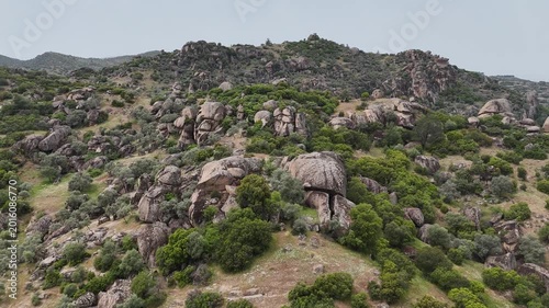 Cinematic Aerial Footage of Ancient Cliffs