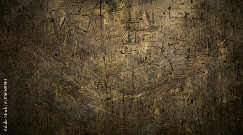 Dark Distressed Bronze Metal Background for Industrial Art