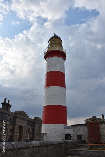 Obraz na plátně Eileen Glas Lighthouse in Scalpay in the Outer Hebrides