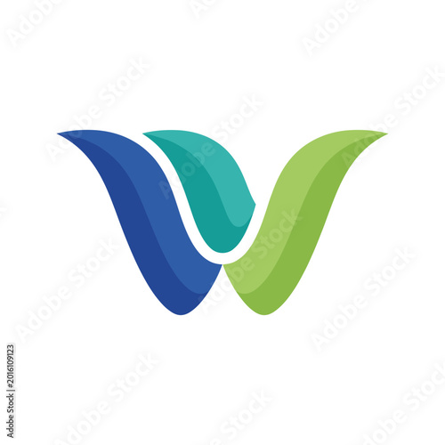 Photos This abstract logo design cleverly showcases a stylized 'W', representing creativity and innovation, ideal for branding in various industries across modern visual communication mediums