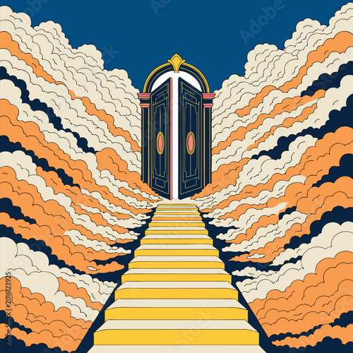 Foto Heavenly Stairway Portal.