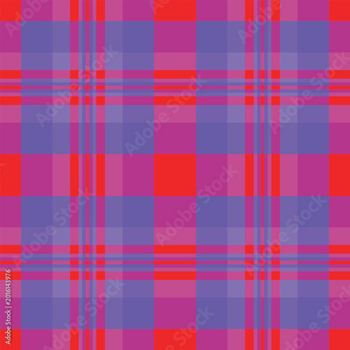 Bild auf Leinwand Basic plaid check background, grand seamless vector tartan