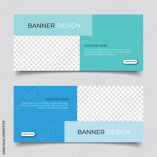 Modern business banner abstract design. Clean simple creative background vector template design