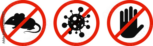Hantavirus infections. Orthohantavirus is a genus of viruses that includes all hantaviruses. Warning sign. Vector