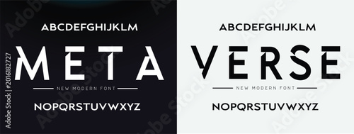 Konstfotografi Sport Modern Future Logo Alphabet Font and Number