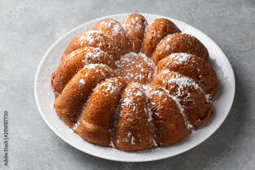 Whole Golden Bundt Cake Spr...