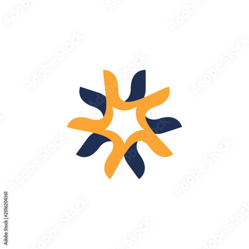 Star Logo. motion inovation Star Icon template elegant shape