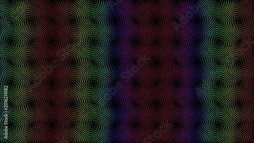Cinematic Neon Plasma Wave Grid Oscillation – 4K Seamless Loop