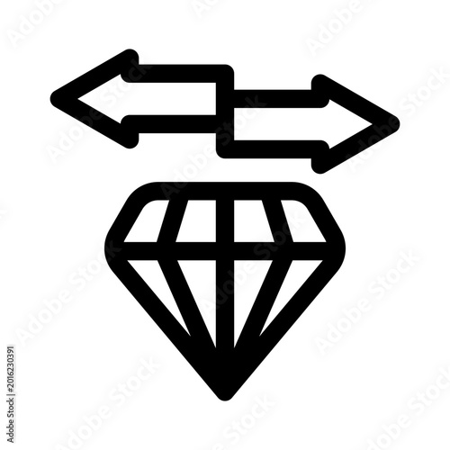 Quadro em tela Conversion Vector line icons for your business needs, especially for website and