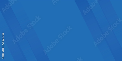 Картината върху платно Abstract blue background with glowing geometric lines