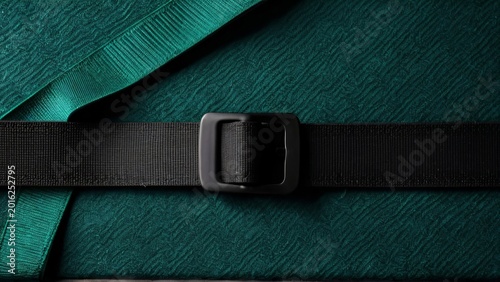 Martial Arts Belt Texture on Dark Fabric
