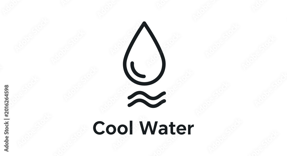 Fototapeta premium Water droplet and wave silhouette high quality professional
