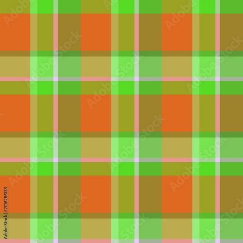 Vector Plaid Pattern Asymmetric Seamless 3x3
