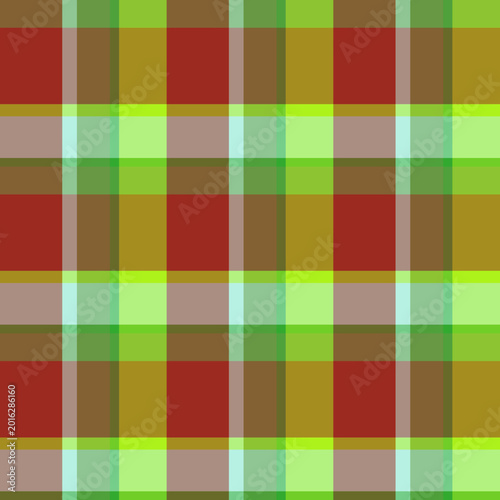 Vector Plaid Pattern Asymmetric Seamless 3x3