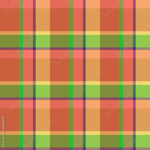 Vector Plaid Pattern Asymmetric Seamless 3x3