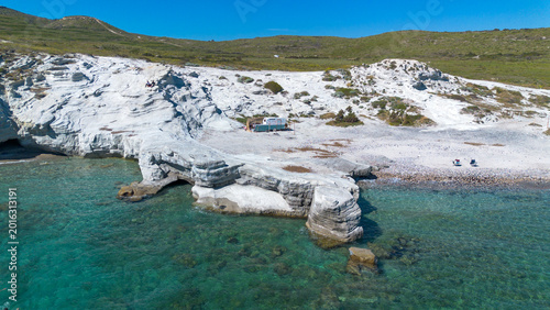 Aerial View of Delikli Koy ...