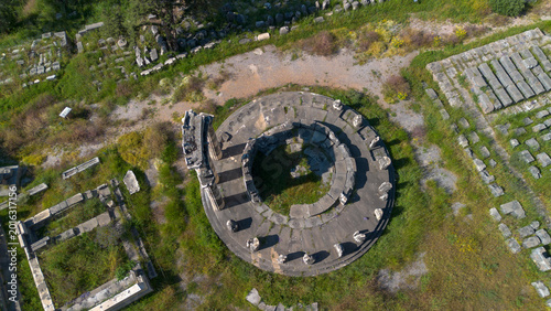 Aerial View of the Circular...