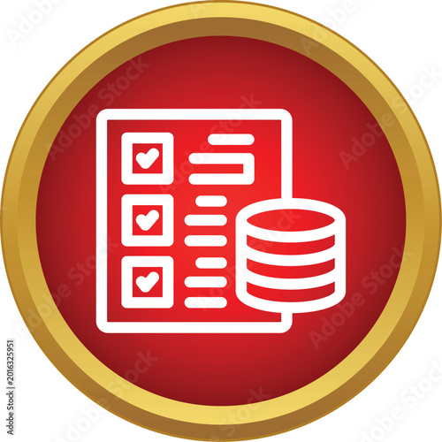 Photos Document with checked boxes compiling data insights in a database