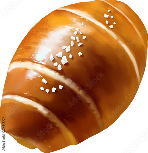 Tableau sur toile Salt bread