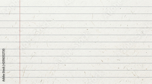 Seamless lined paper texture with red margin lines, perfect for writing notes, journaling, or creative projects, offering a classic and clean background for any text-based content