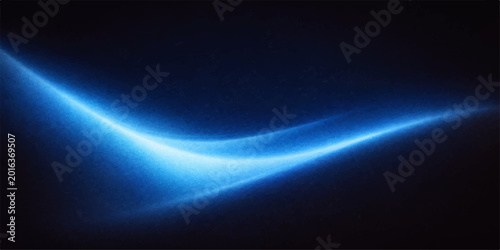 Abstract blue space background featuring dark motion waves and digital art texture with glowing light rays and a flash of star energy