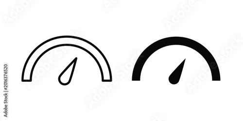 Billede på lærred Performance icon concept editable stroke outline