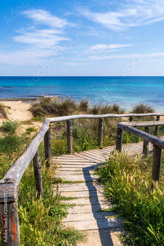 Photos The Spiaggia della Madonnina Beach view in Maruggio Town (near Taranto, Puglia)