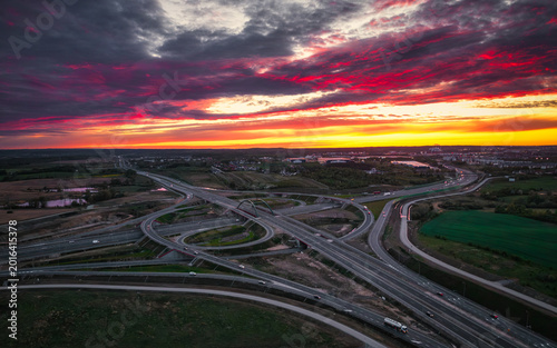 Foto Construction of the new Tricity Metropolitan ring road in Pomerania