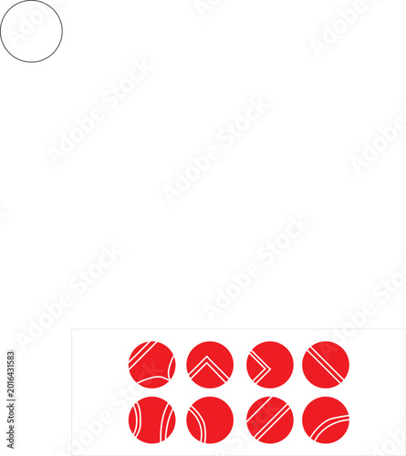 tennis ball icon set vector graphics illustration isolated on whitie
