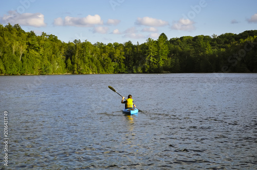 Man in kayak