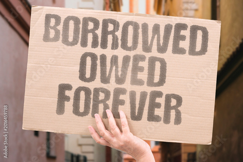 Foto "Borrowed Owed Forever" Small loans from predatory lenders grow into unrepayable lifetime debts