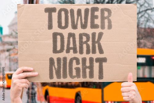 Photography "Tower Dark Night" High-rise towers with zero night-time lights reveal mass uninhabited units