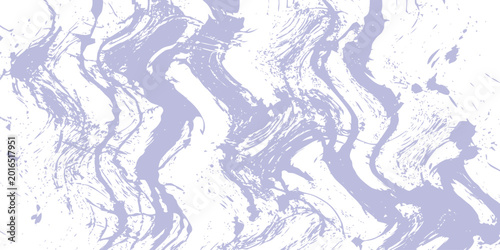 Cuadro en lienzo Soft lavender liquid marble texture with flowing abstract brush strokes for eleg
