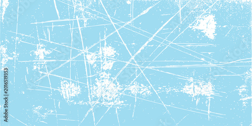 Photos Light blue distressed surface texture vector illustration with sharp intersectin