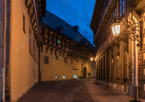 old city of Wernigerode at night