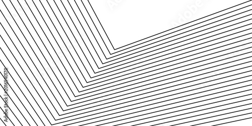 Fotografie A clean and modern digital background featuring sharp black lines forming a chevron pattern against a solid white backdrop design