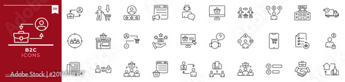 Foto B2C, Outline icons collection