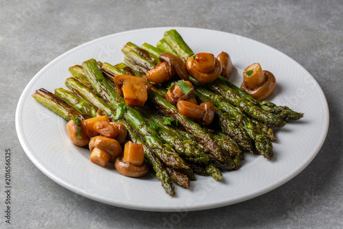 Roasted Green Asparagus and...