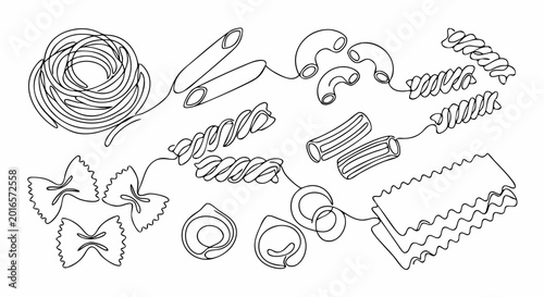 Italian pasta collection