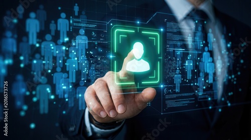 Marketing automation system showing targeting and personalization of customer communication.