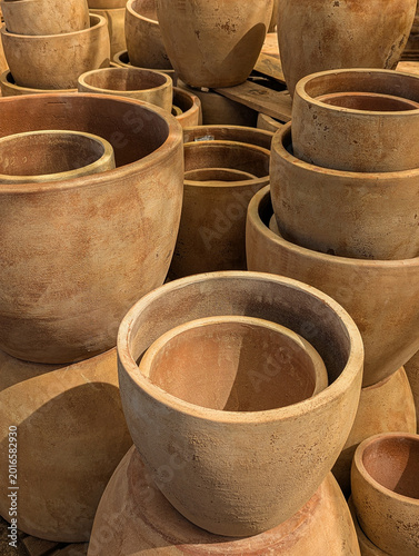 Handcrafted ceramic planters