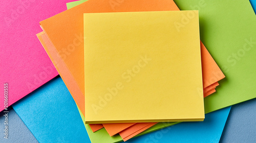 Vibrant Sticky Note Array: ...