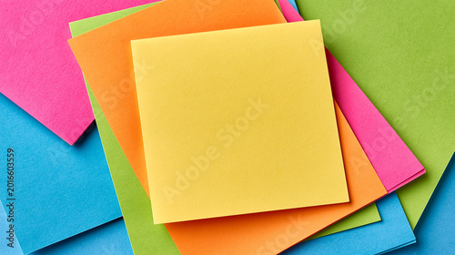 Colorful Notes: An abstract...